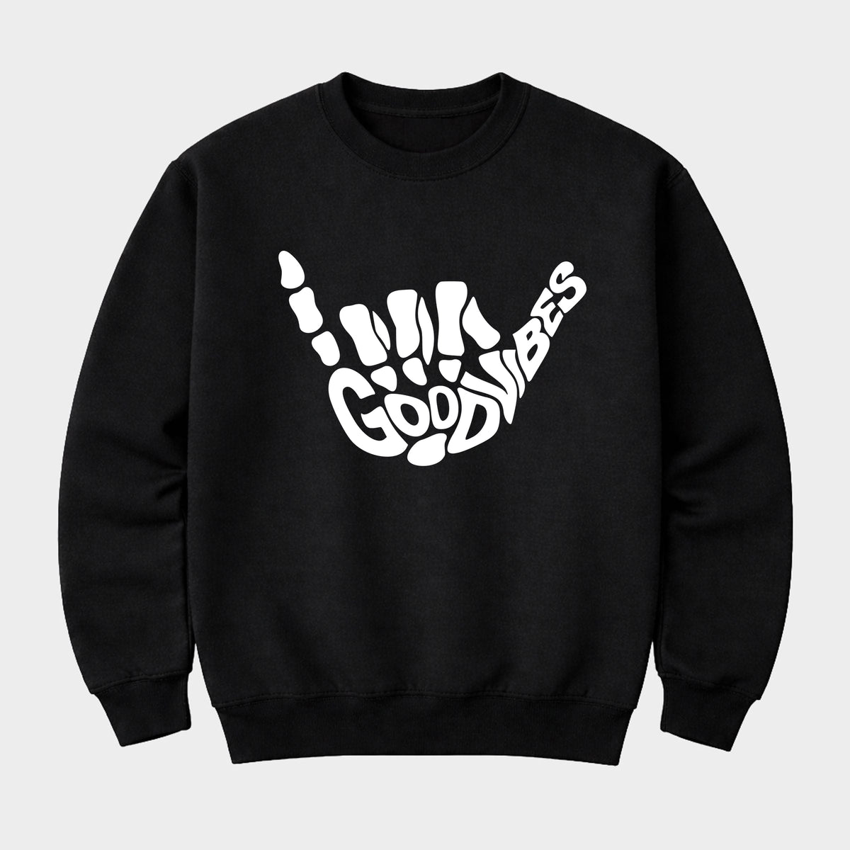 Good Vibes Skeleton - Men's Graphic Sweatshirt