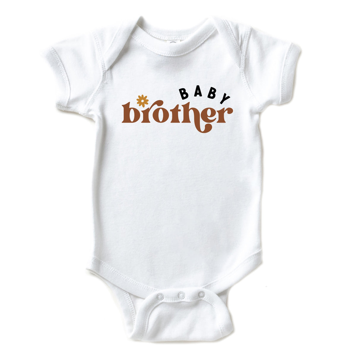 Boho Baby Brother - Baby Short Sleeve Graphic Bodysuit