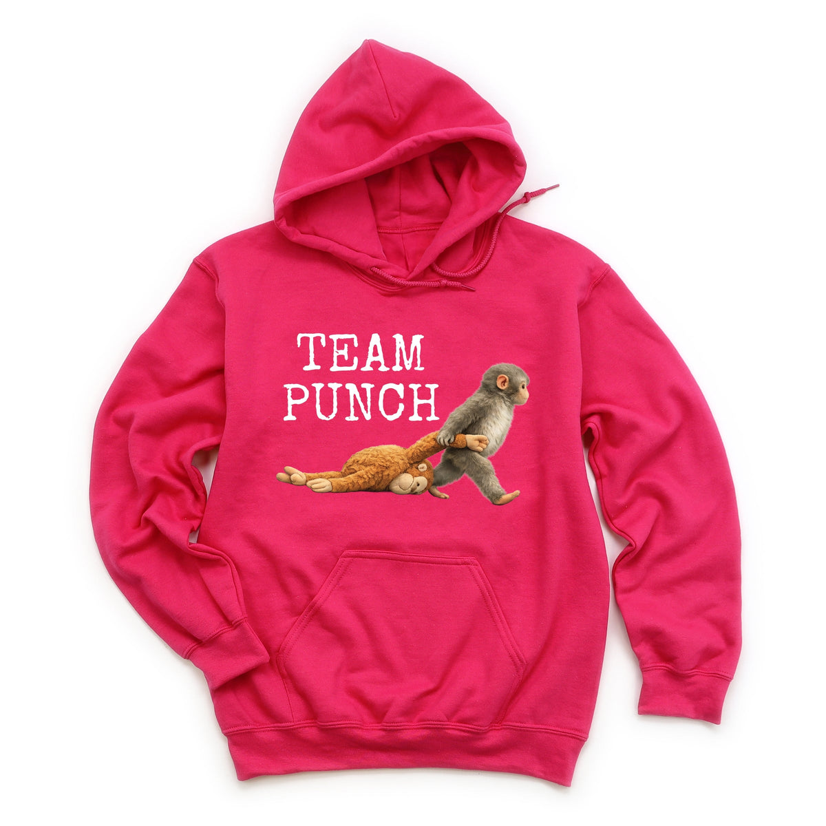 Team Punch Typewriter White - Women's Graphic Hoodie