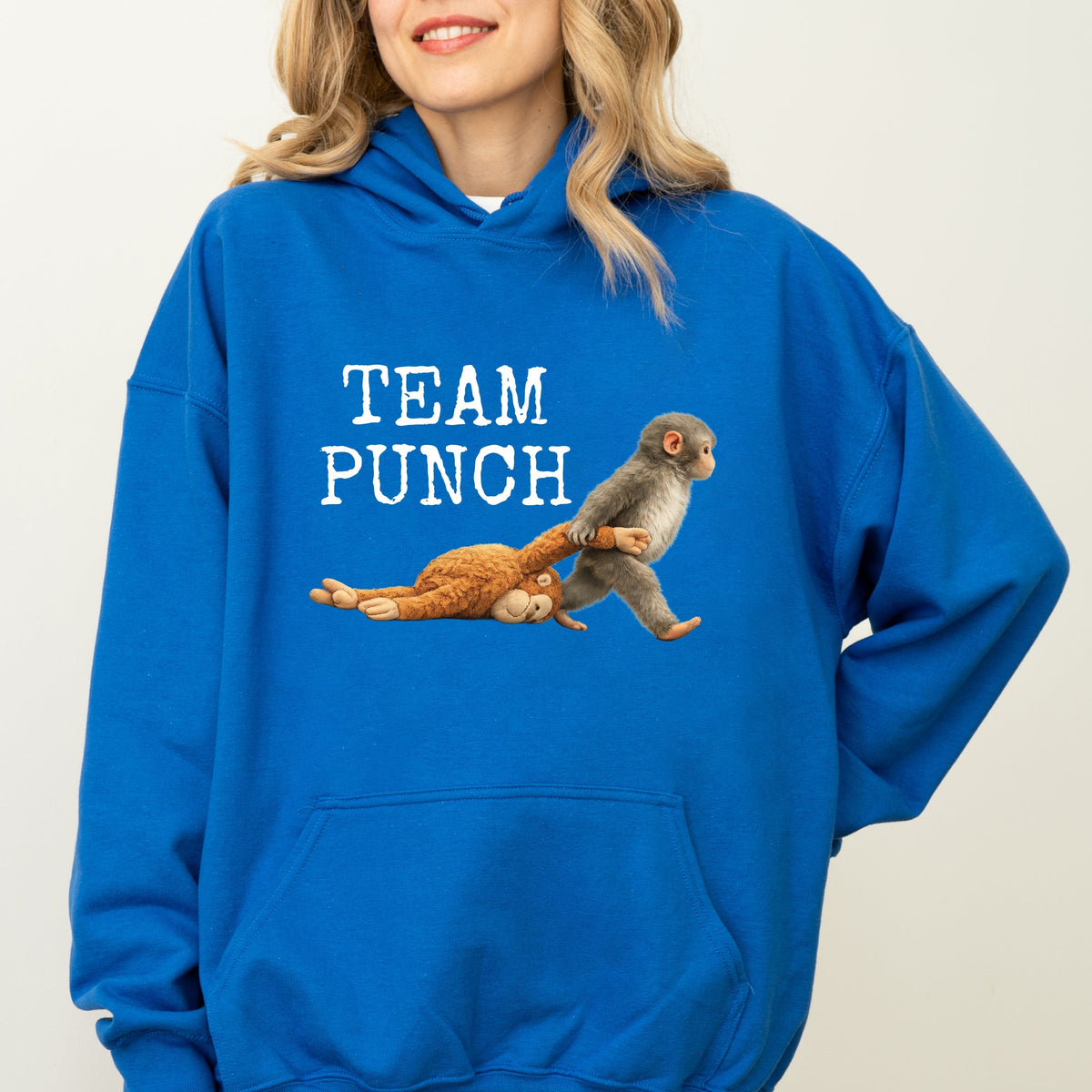 Team Punch Typewriter White - Women's Graphic Hoodie