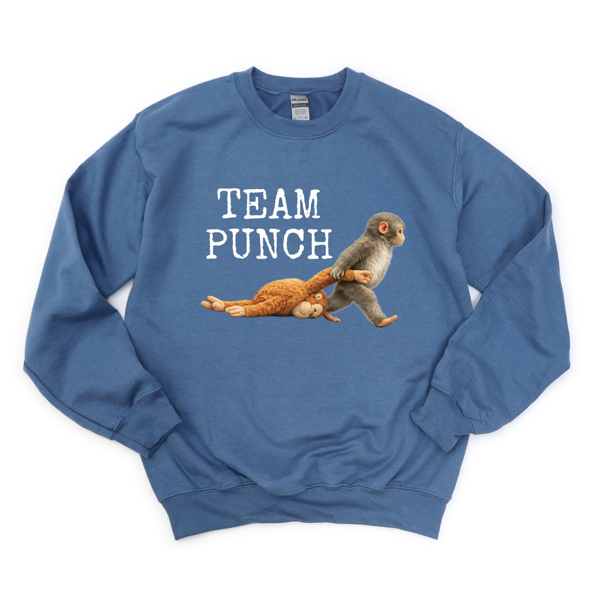 Team Punch Typewriter White -  Women's Graphic Sweatshirt