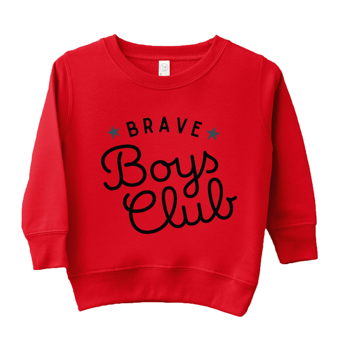 Brave Boys Club Cursive - Toddler Graphic Sweatshirt