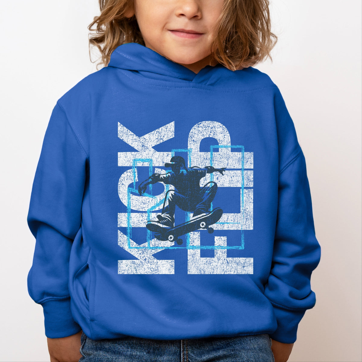 Kickflip Skateboarder - Toddler Hoodie