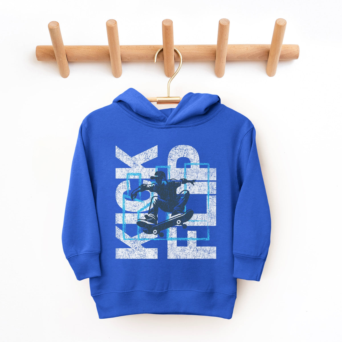 Kickflip Skateboarder - Toddler Hoodie