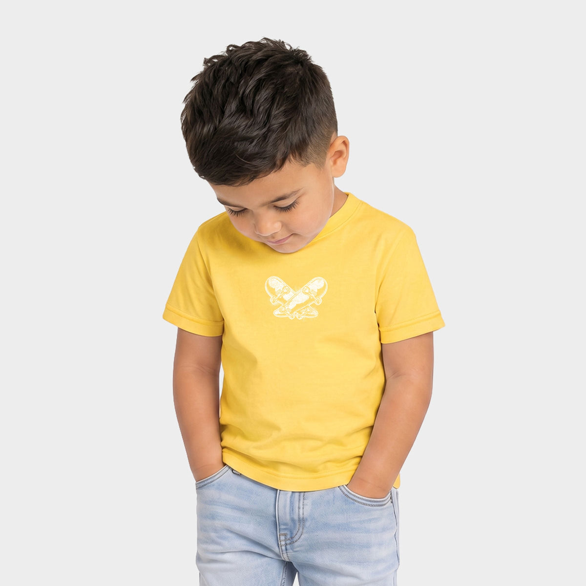 Overlapping Skateboards - Toddler Short Sleeve Graphic T-Shirt