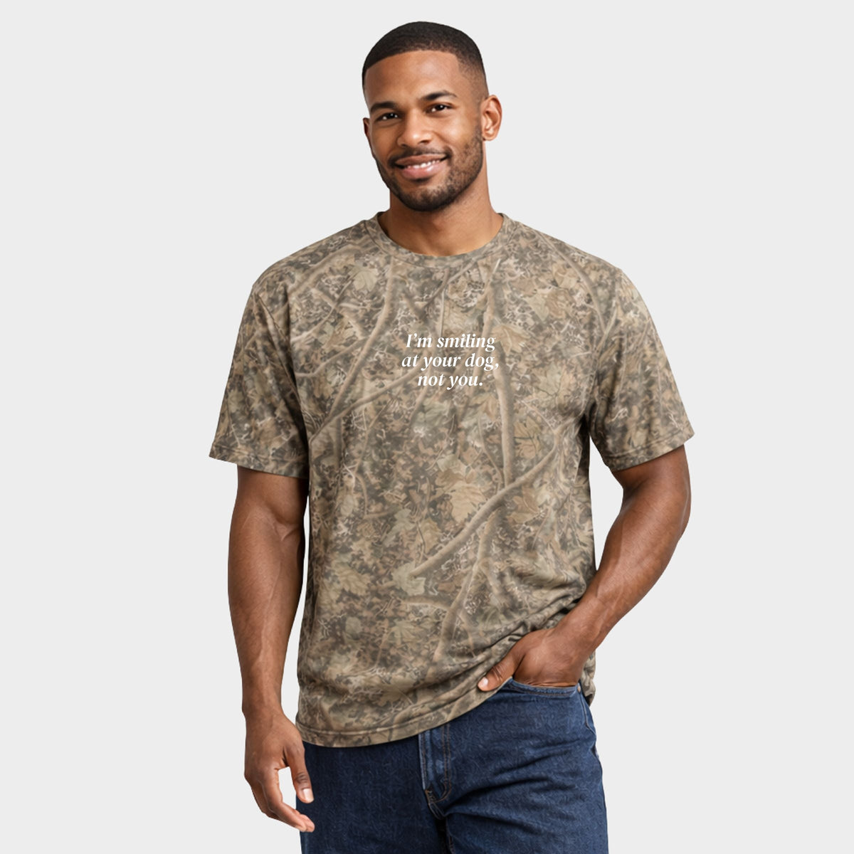 I'm Smiling At Your Dog, Not You - Men's Heavyweight Crew