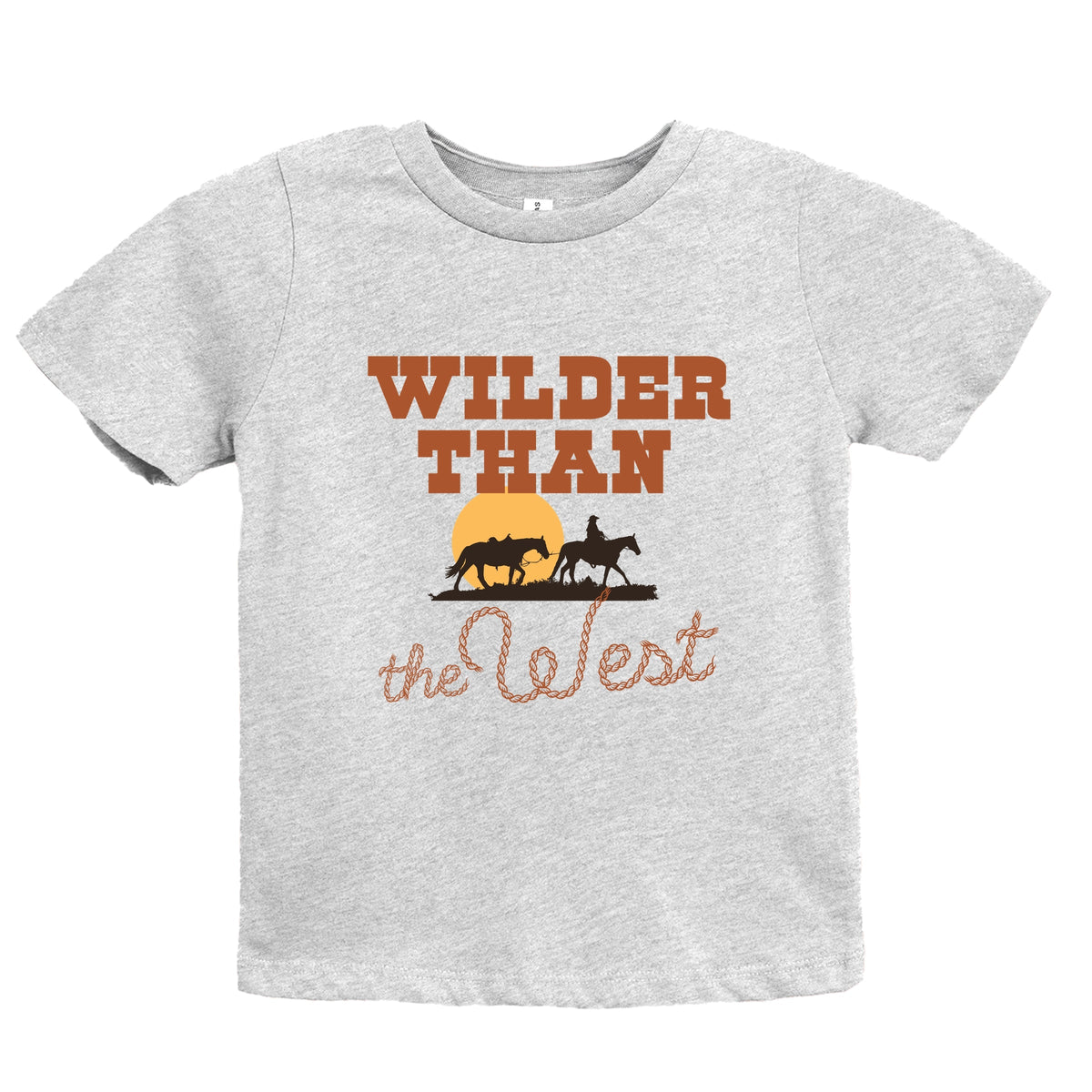 Wilder Than The West Bold - Youth Short Sleeve Graphic T-Shirt