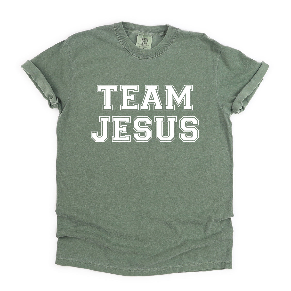 Team Jesus - Women's Garment Dyed Graphic T-Shirt