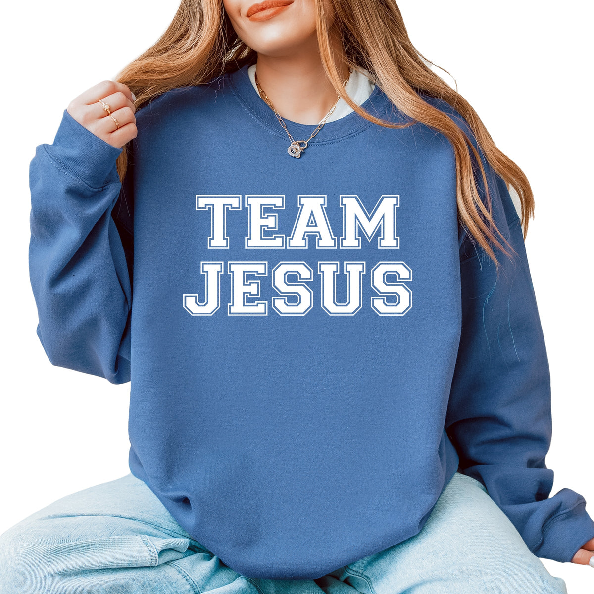 Team Jesus - Women's Graphic Sweatshirt