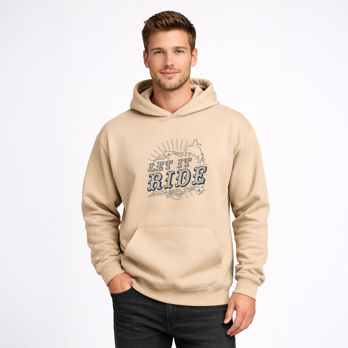 Let It Ride Rodeo - Men's Graphic Hoodie