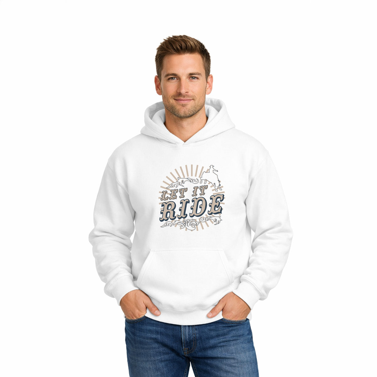 Let It Ride Rodeo - Men's Graphic Hoodie