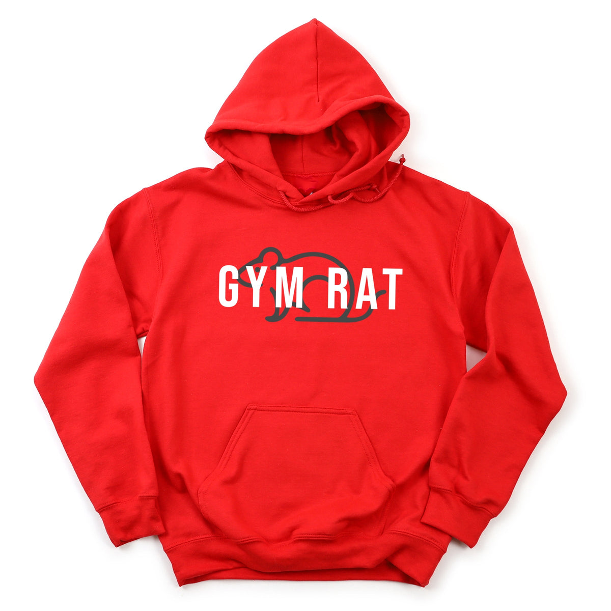 Gym Rat Outline - Women's Graphic Hoodie