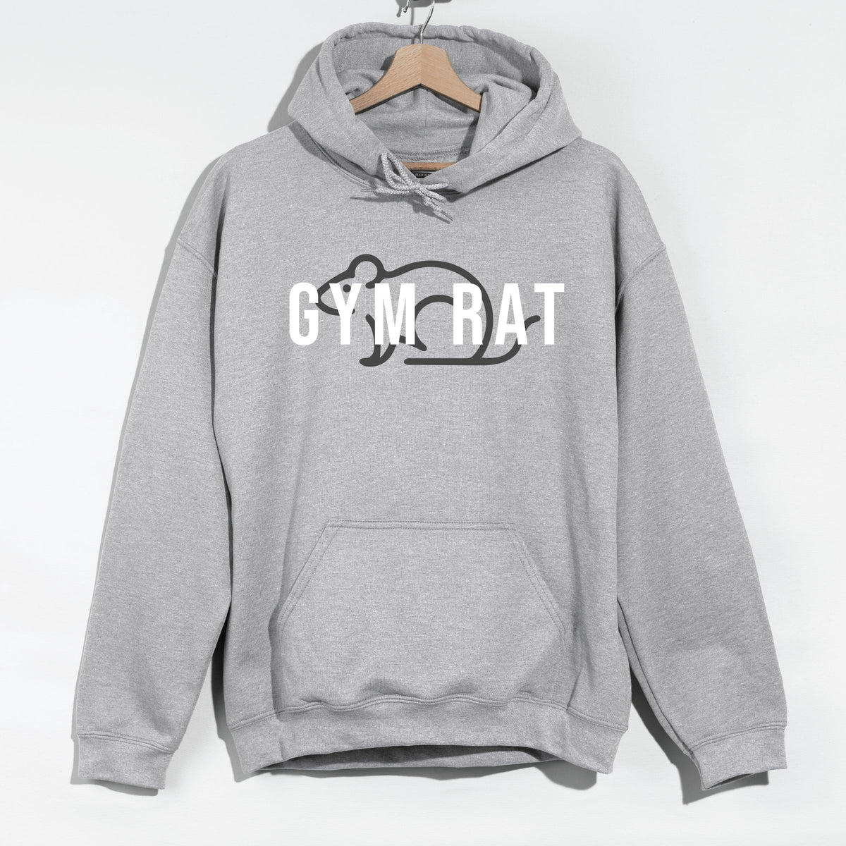Gym Rat Outline - Women's Graphic Hoodie