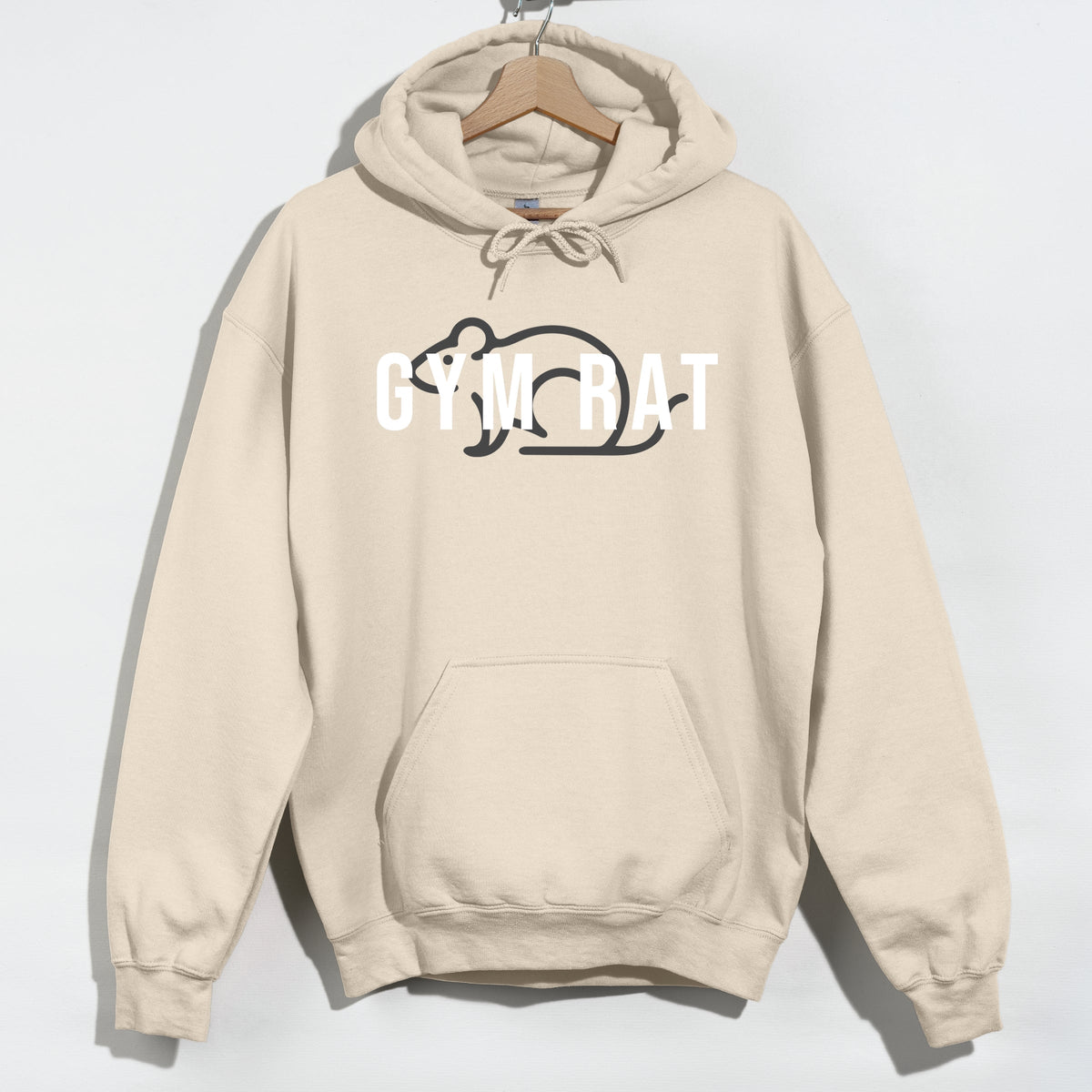 Gym Rat Outline - Women's Graphic Hoodie