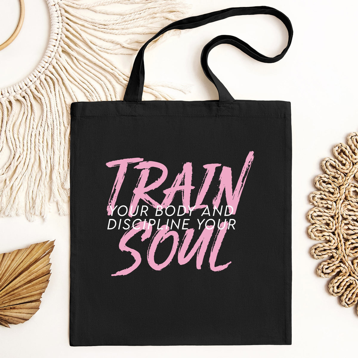 Train Your Body and Discipline Your Soul - Canvas Tote