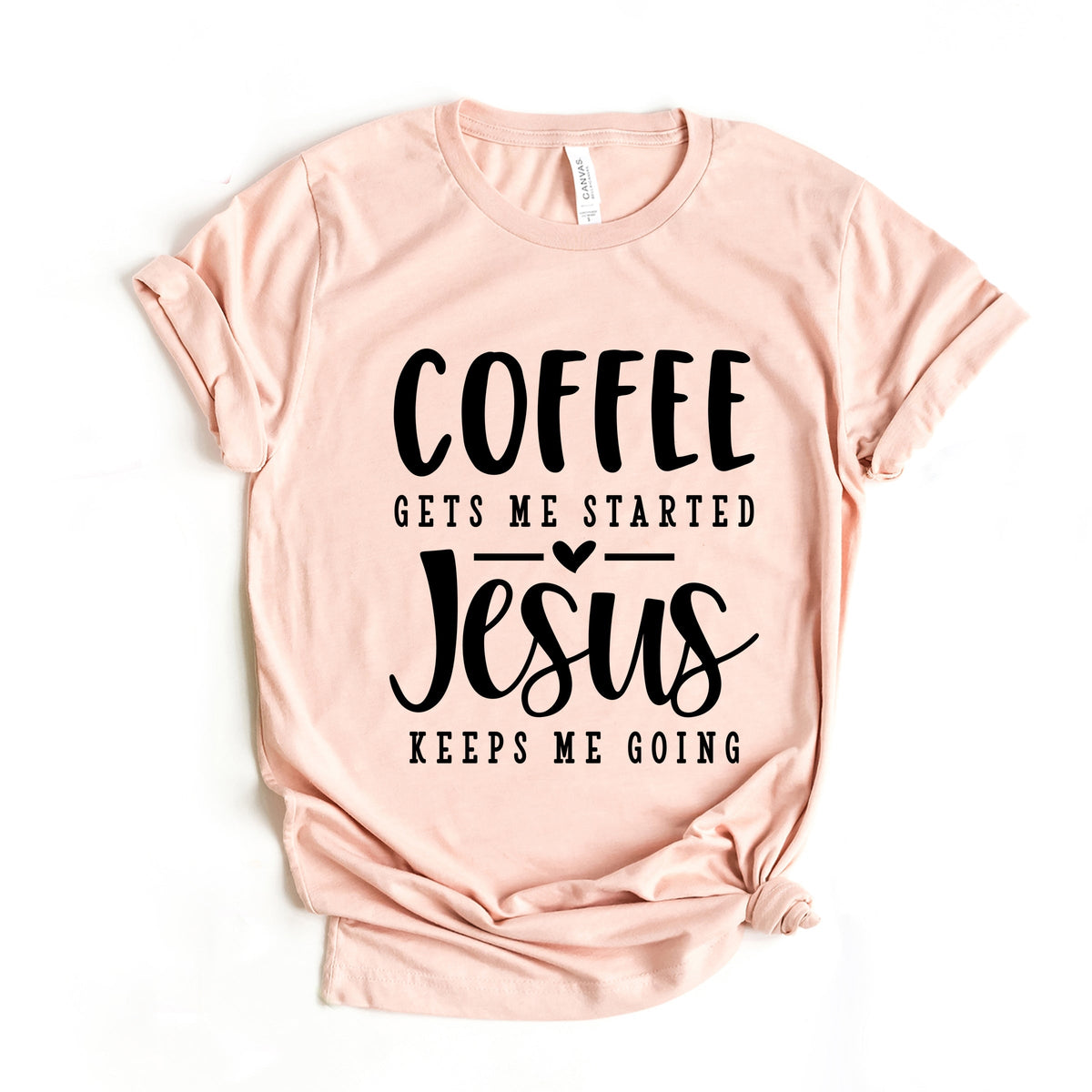 Coffee Gets Me Started - Women's Short Sleeve Graphic T-Shirt