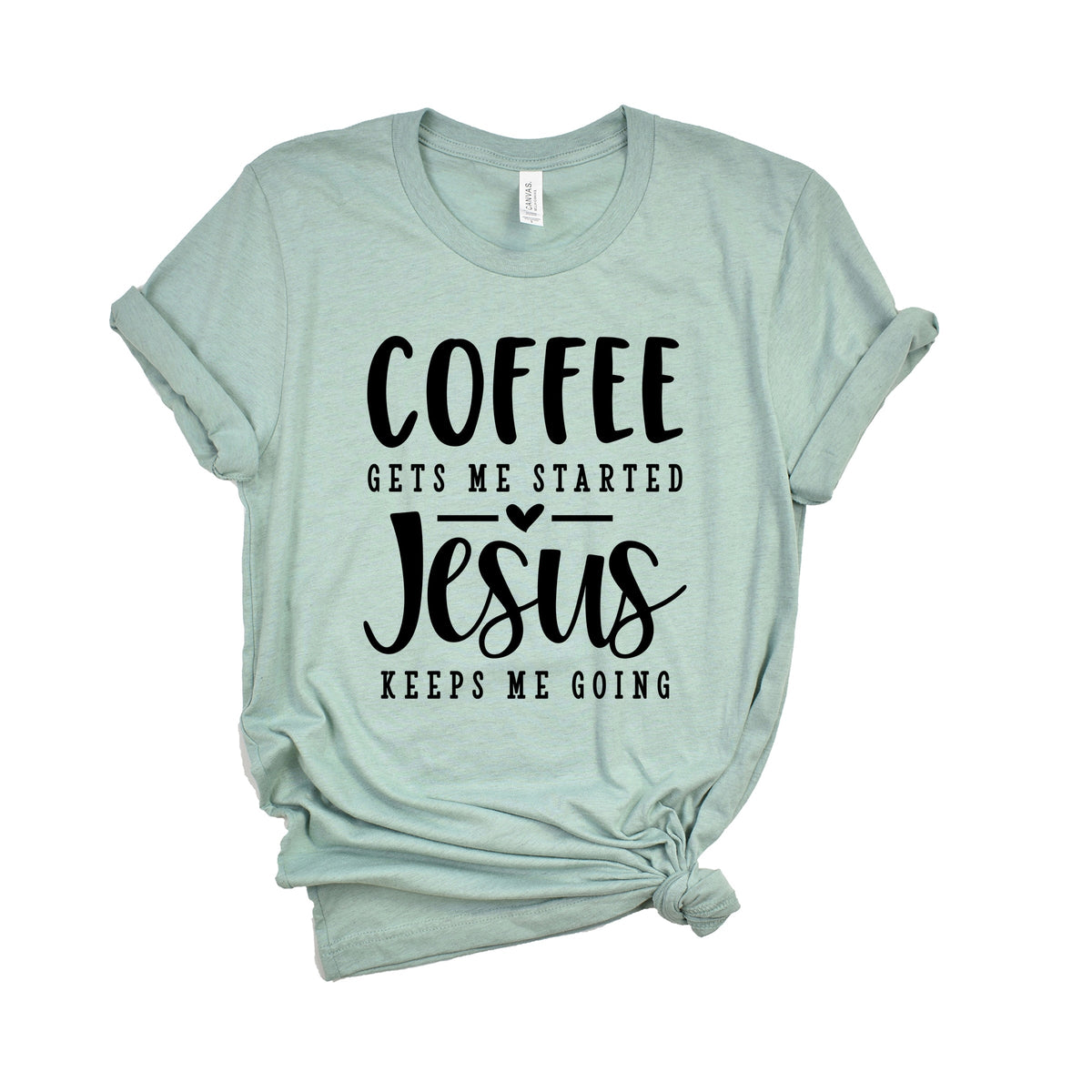 Coffee Gets Me Started - Women's Short Sleeve Graphic T-Shirt