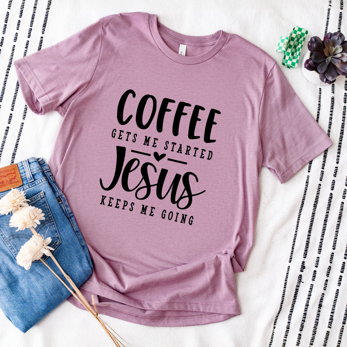 Coffee Gets Me Started - Women's Short Sleeve Graphic T-Shirt