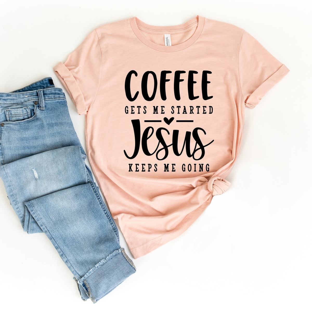 Coffee Gets Me Started - Women's Short Sleeve Graphic T-Shirt