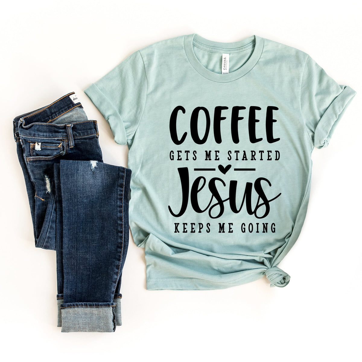 Coffee Gets Me Started - Women's Short Sleeve Graphic T-Shirt