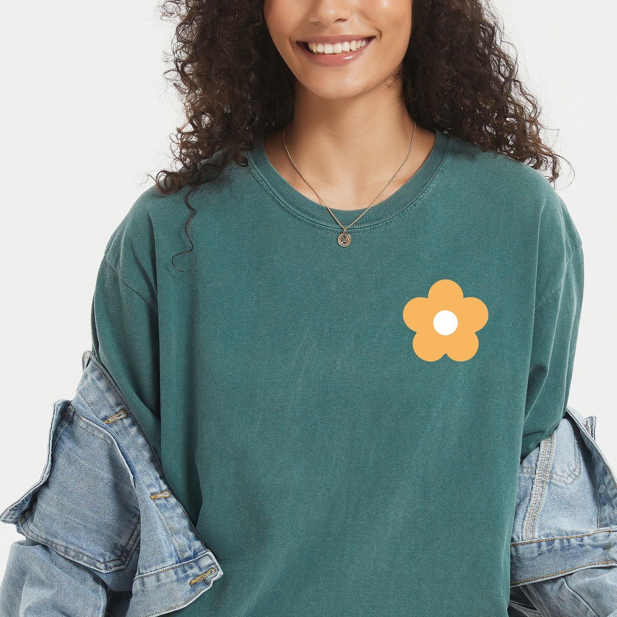 Too Much For You Front And Back - Garment Dyed Tee