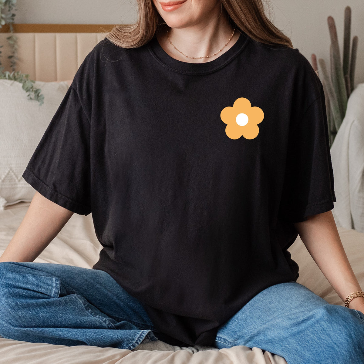 Too Much For You Front And Back - Garment Dyed Tee