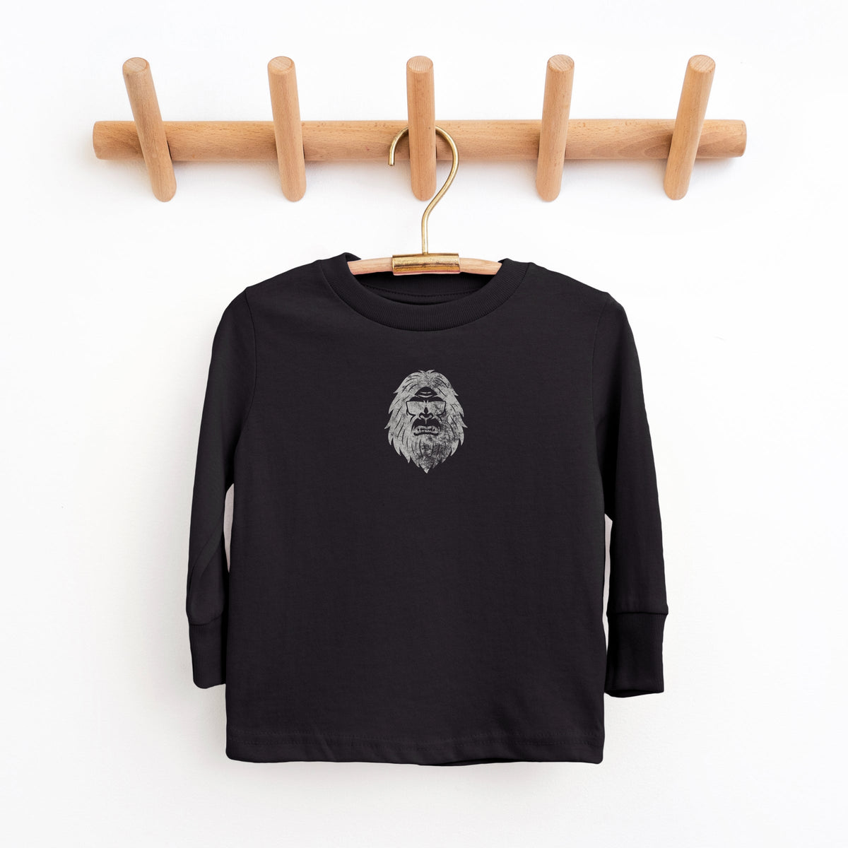 Forest Dweller Face - Youth Long Sleeve Graphic T-Shirt