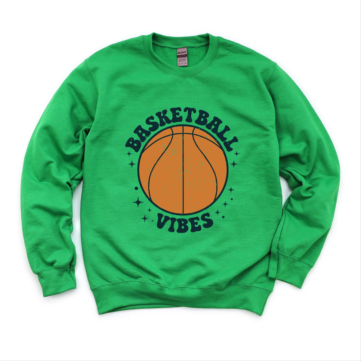 Vintage Basketball Vibes -  Women's Graphic Sweatshirt