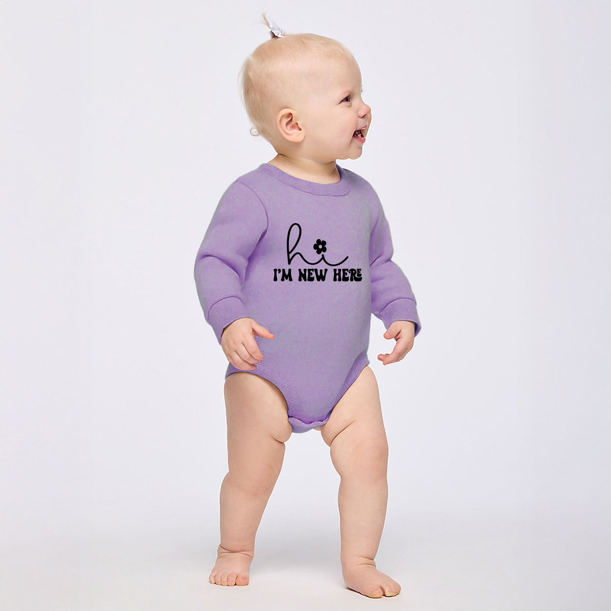Hi I'm New Here  - Infant Fleece BodySuit