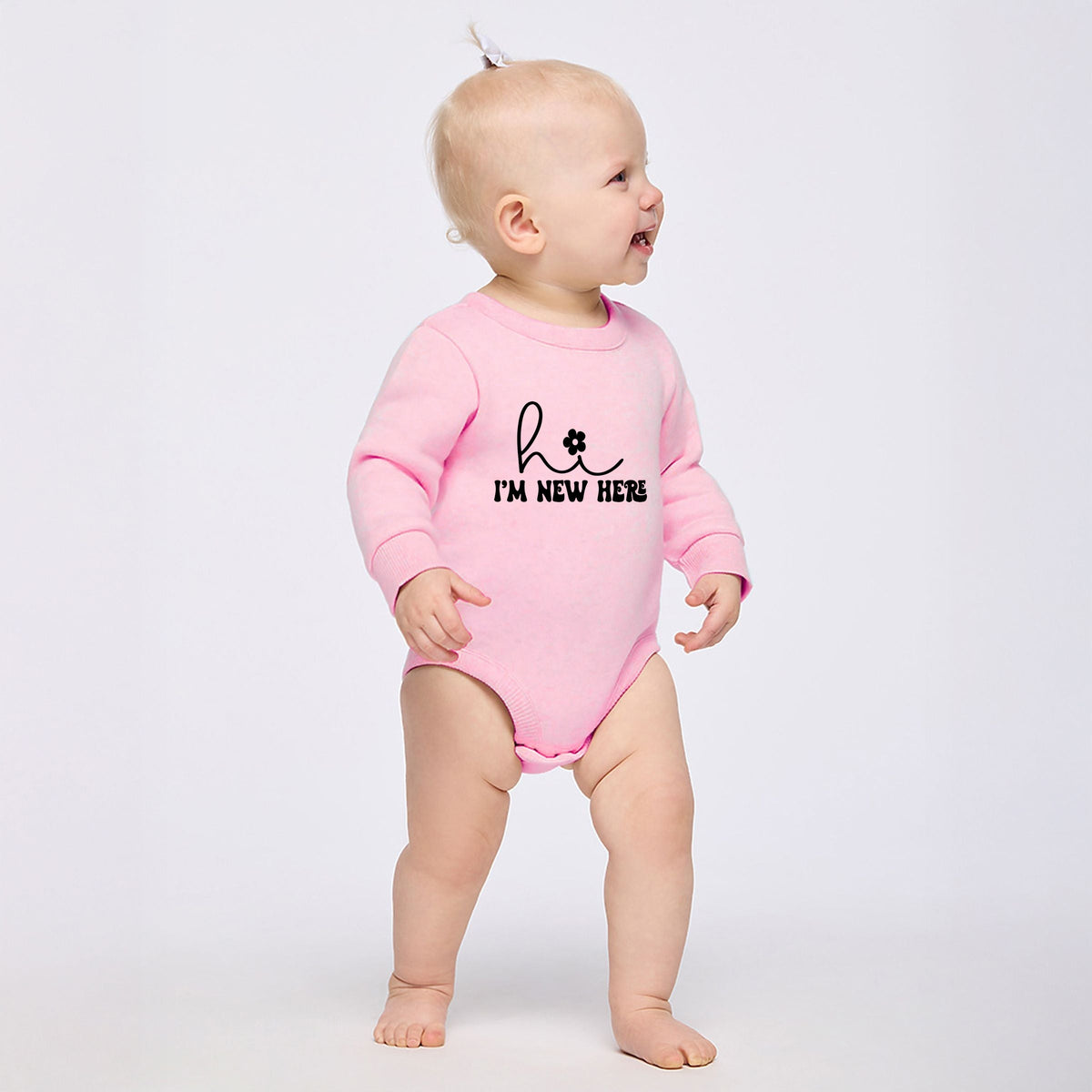 Hi I'm New Here  - Infant Fleece BodySuit