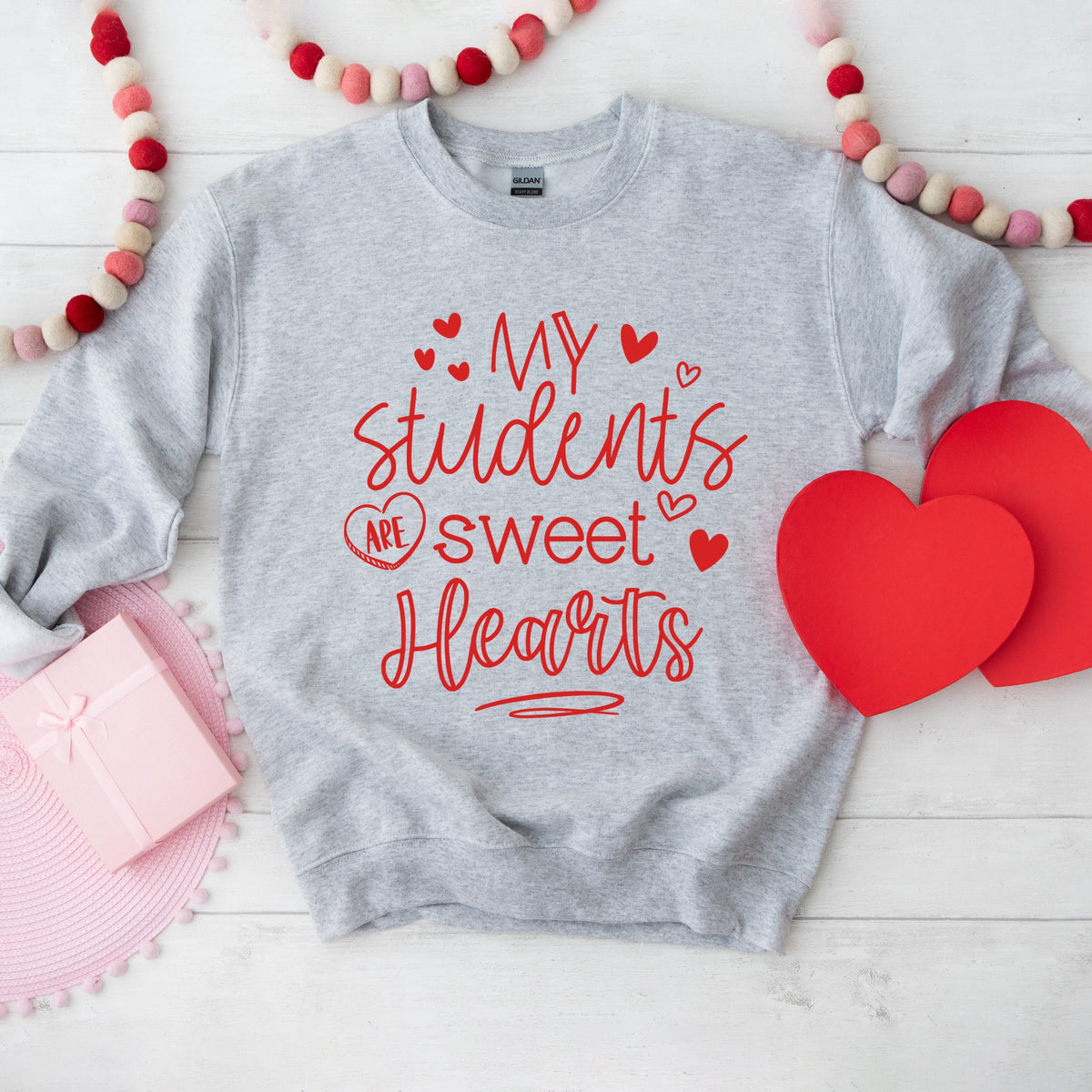 My Students Are Sweet Hearts - Women's Graphic Sweatshirt