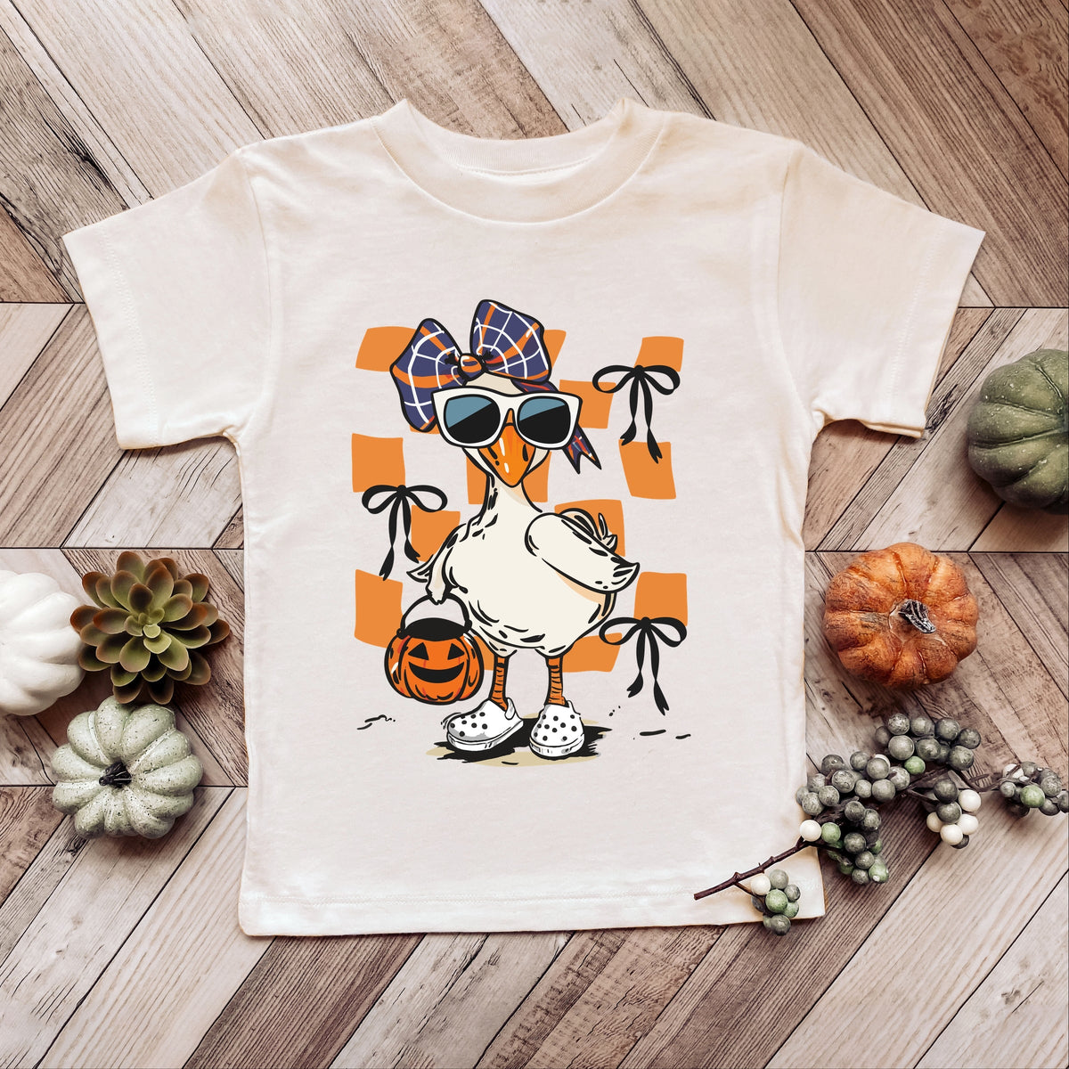 Halloween Goose - Toddler Short Sleeve Graphic T-Shirt