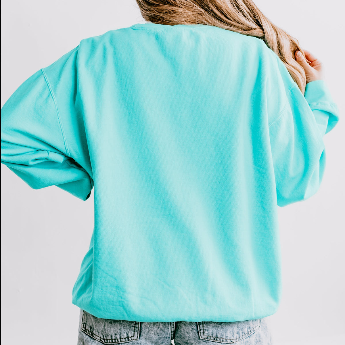 All Booked For Fall Bold Distressed - Women's Lightweight Garment Dyed Sweatshirt