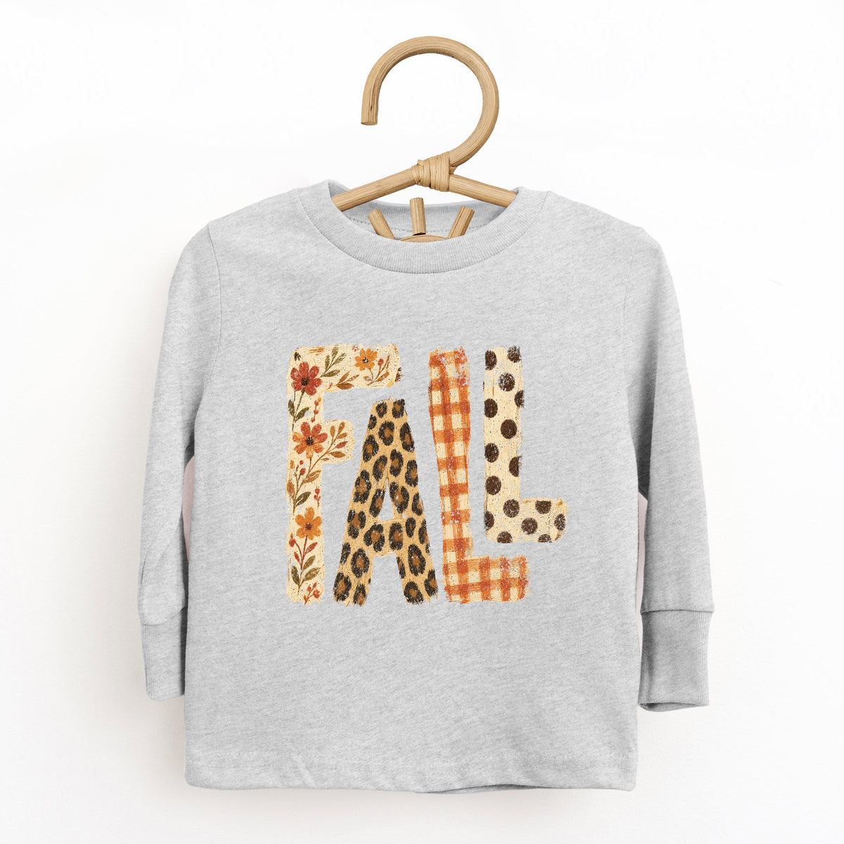Fall Bold Patterns - Toddler Long Sleeve Graphic Tee