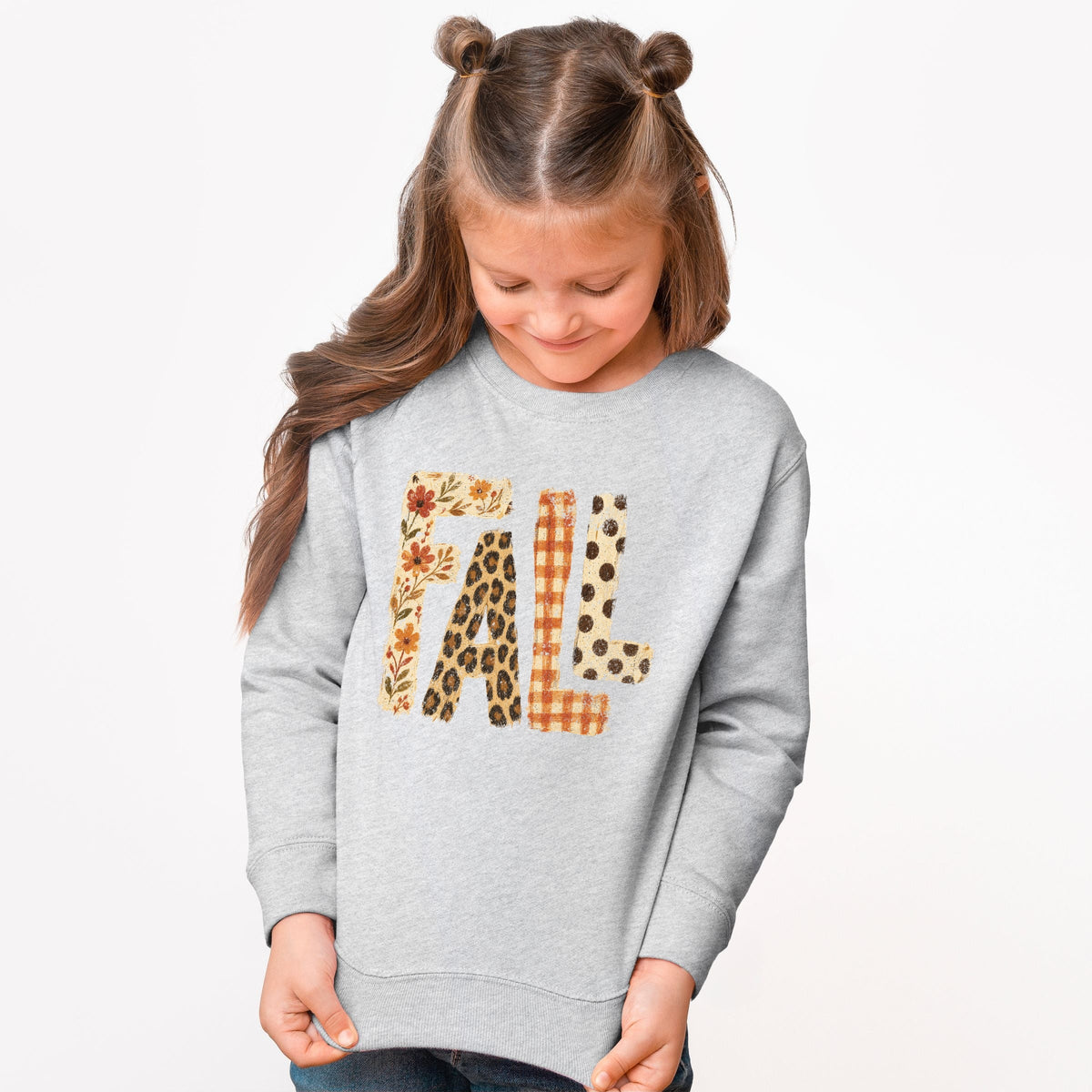 Fall Bold Patterns - Youth Graphic Sweatshirt