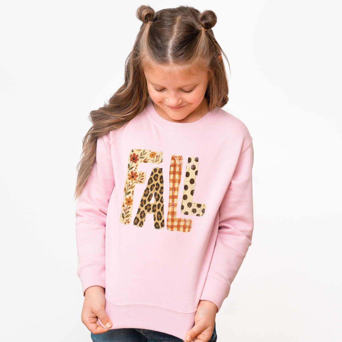 Fall Bold Patterns - Youth Graphic Sweatshirt