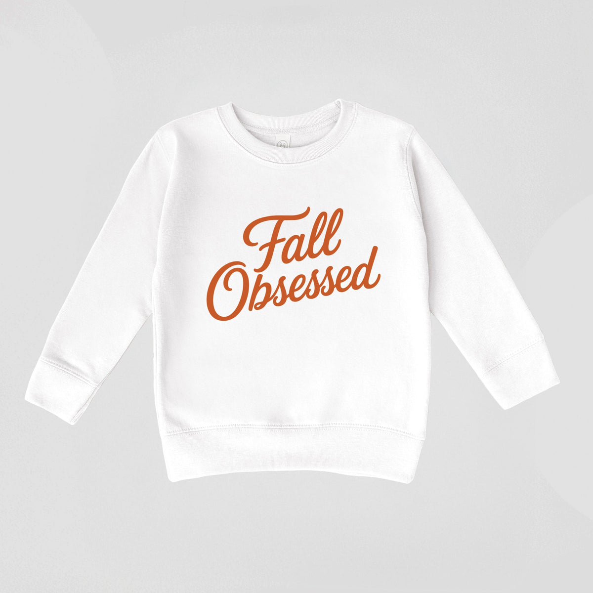 Fall Obsessed Cursive - Toddler Graphic Sweatshirt