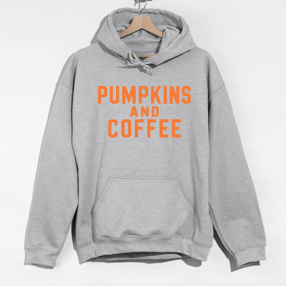 Pumpkins And Coffee Orange - Women's Graphic Hoodie