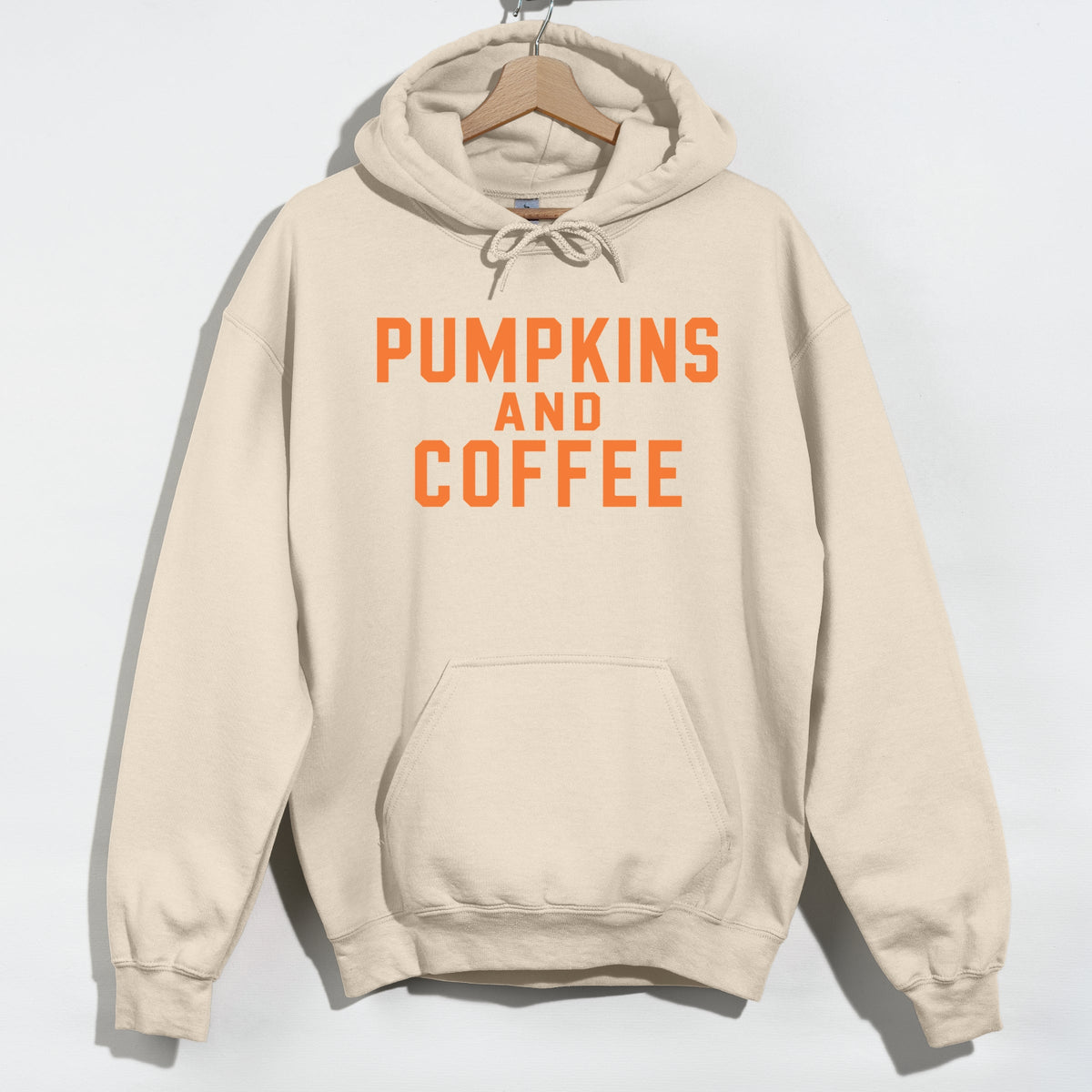 Pumpkins And Coffee Orange - Women's Graphic Hoodie