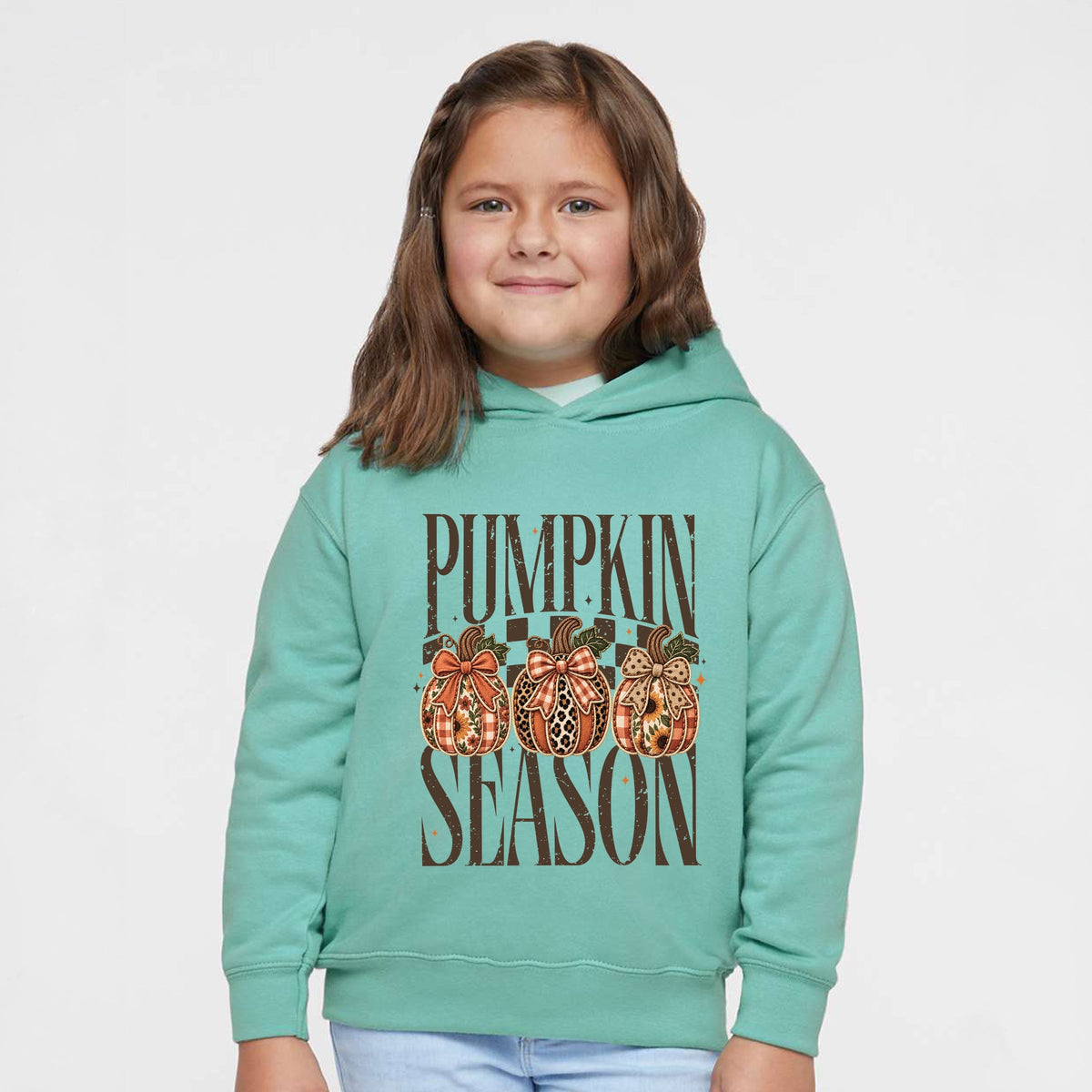 Pumpkin Season Pumpkins PRINT - Toddler Hoodie