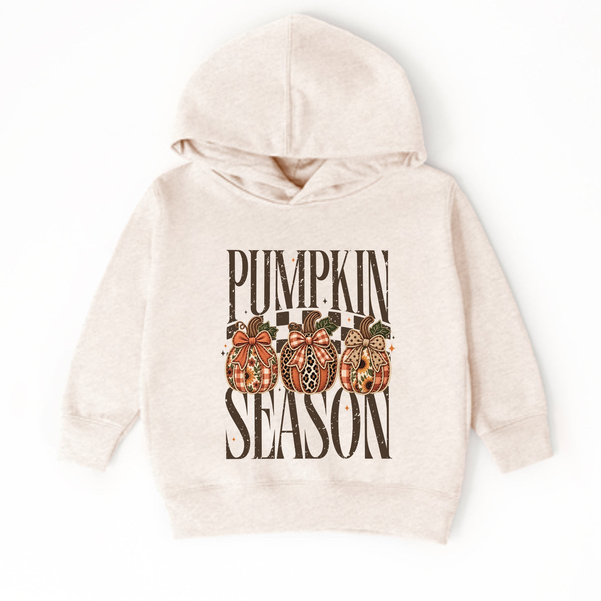 Pumpkin Season Pumpkins PRINT - Toddler Hoodie