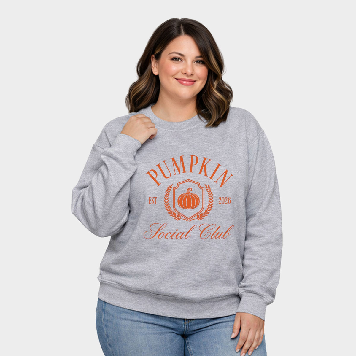 Pumpkin Social Club Laurel Leaf - Women's Plus Sweatshirt