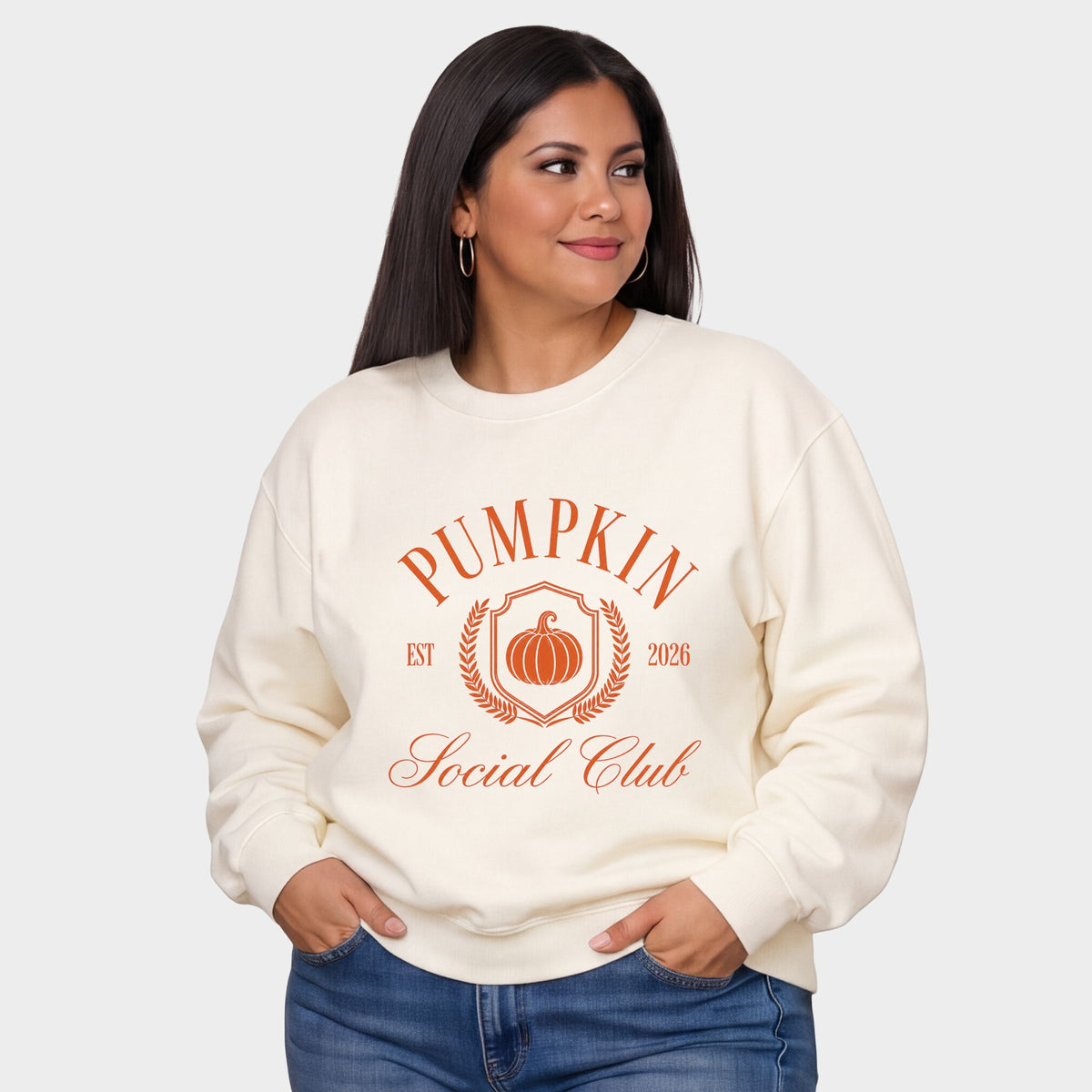 Pumpkin Social Club Laurel Leaf - Women's Plus Sweatshirt