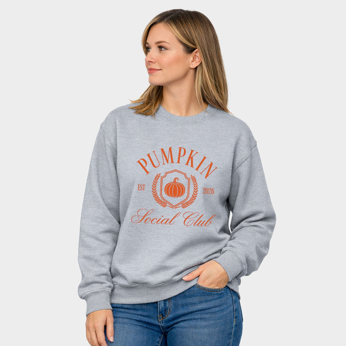 Pumpkin Social Club Laurel Leaf -  Women's Graphic Sweatshirt
