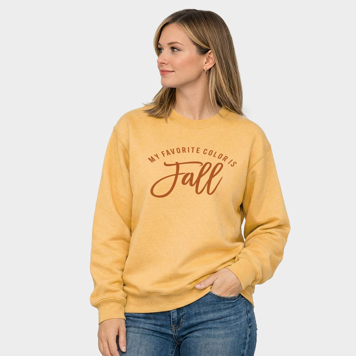 My Favorite Color Is Fall - Women's Graphic Sweatshirt