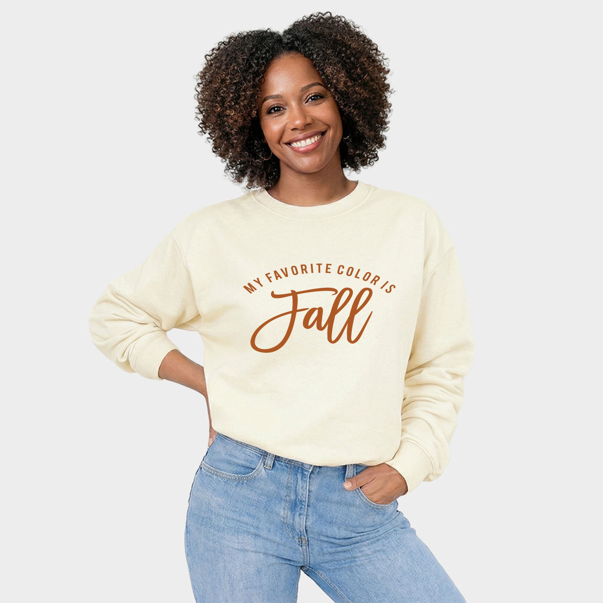 My Favorite Color Is Fall - Women's Graphic Sweatshirt
