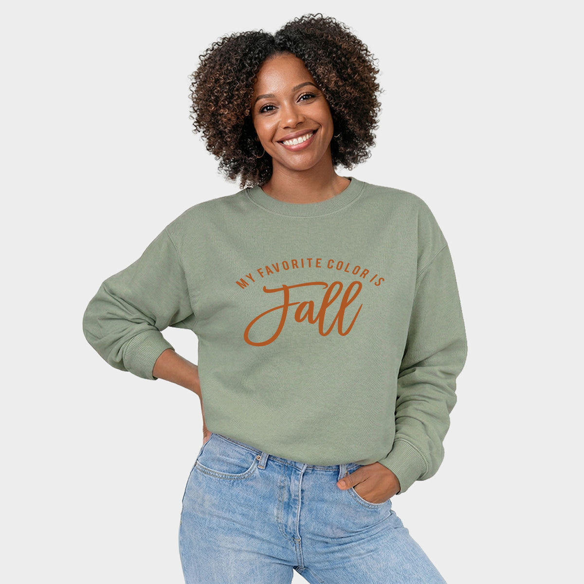 My Favorite Color Is Fall - Women's Graphic Sweatshirt