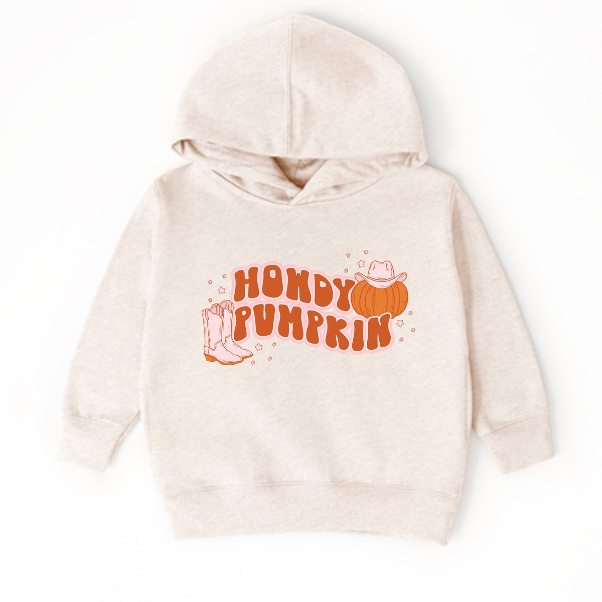 Howdy Pumpkin Boots - Toddler Hoodie