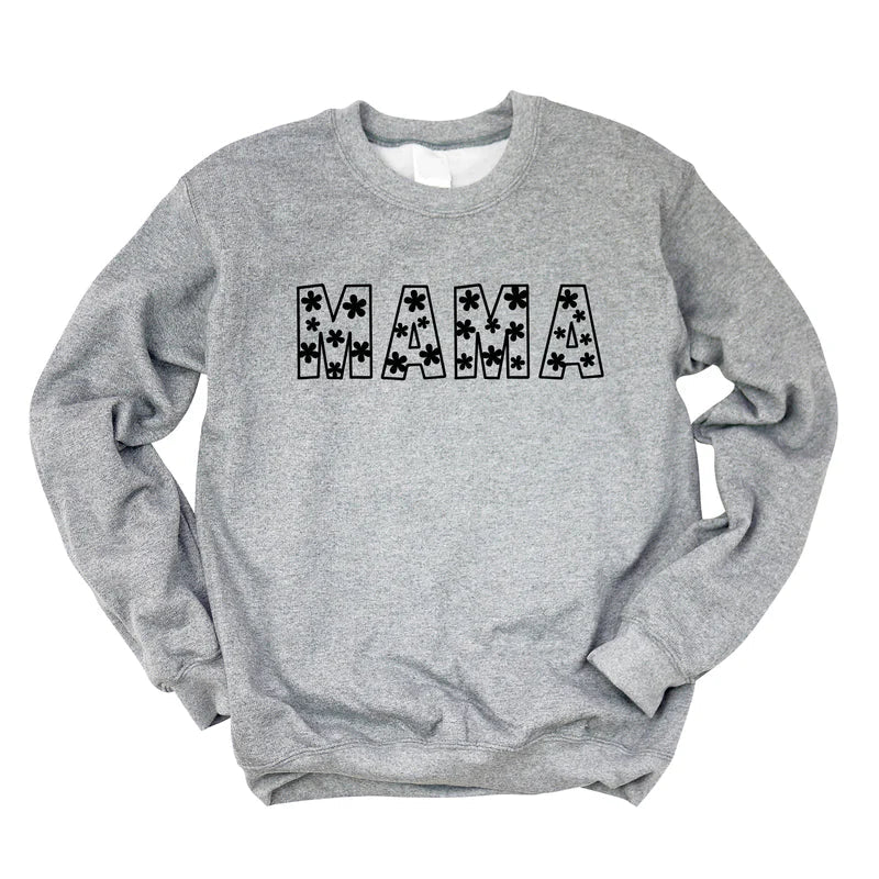Flower Mama Bold - Women's Graphic Sweatshirt