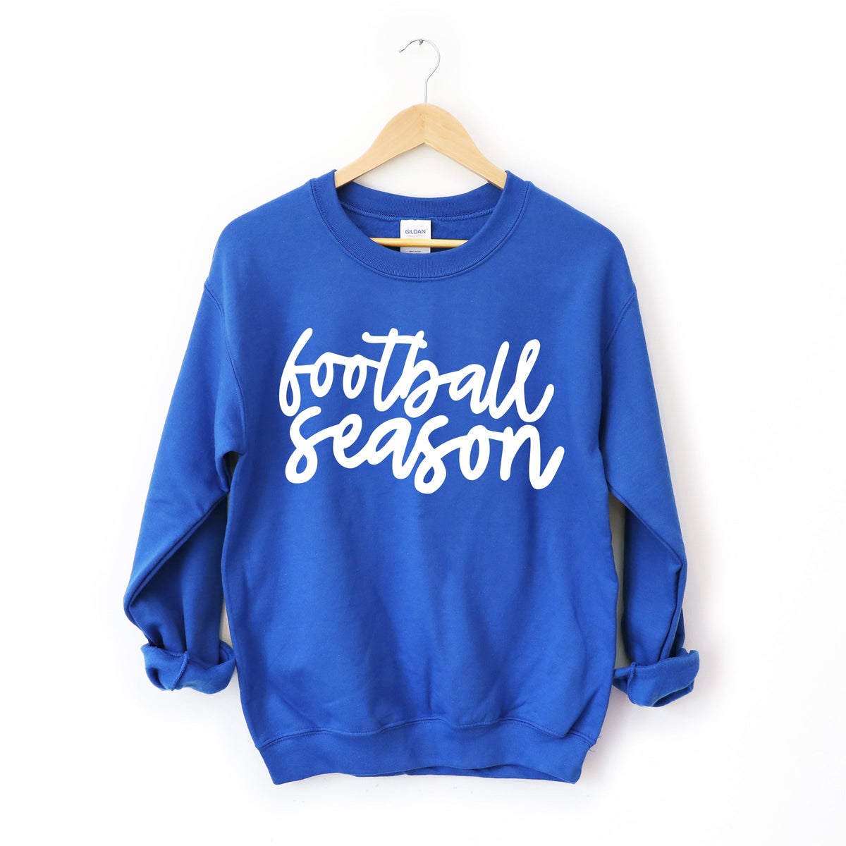 Football Season Cursive - Women's Sweatshirt